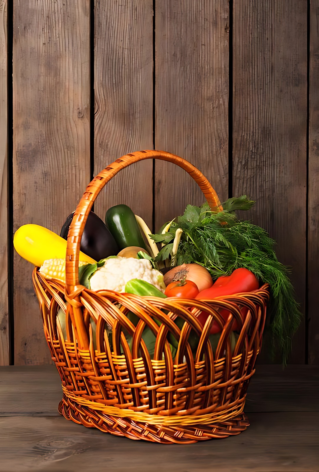 корзина с сезонными овощами: как экономить на продуктах питания
