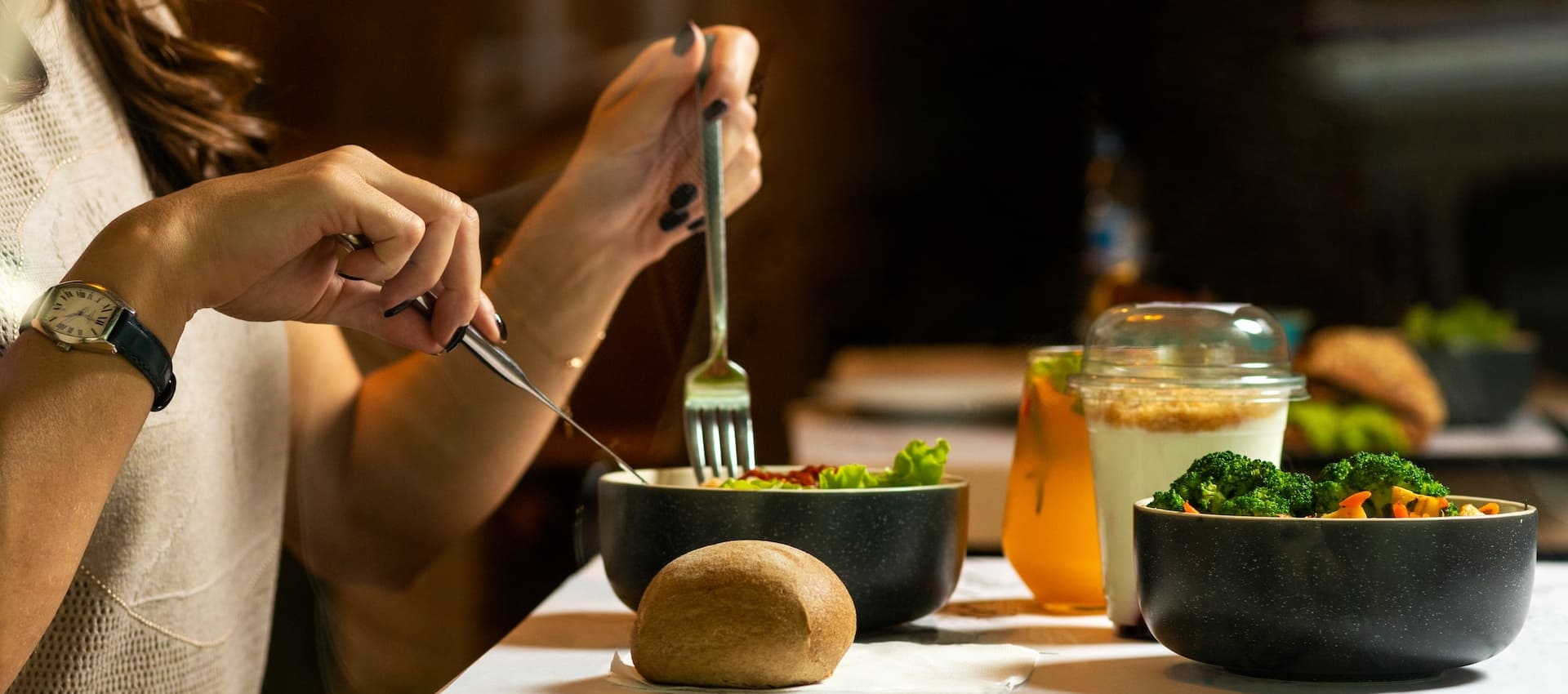 осознанное питание помогает сделать разумный выбор тарелки